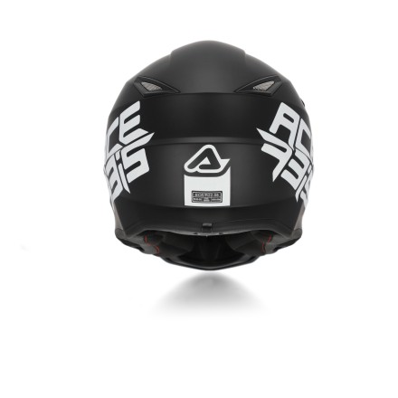 Casco cross bambino Acerbis Steel Kid Nero